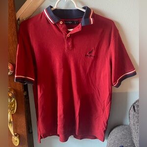 Red, White, & Blue Nautica Polo Shirt